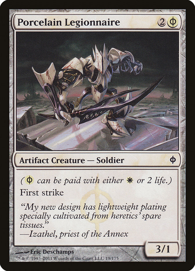 Porcelain Legionnaire [New Phyrexia] | Game Master's Emporium (The New GME)