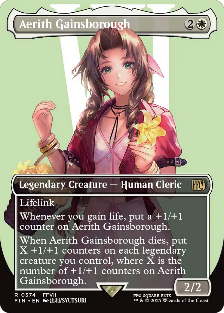 Aerith Gainsborough (Borderless) [FINAL FANTASY] | Game Master's Emporium (The New GME)