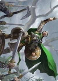 Maja, Bretagard Protector Art Card [Kaldheim Art Series] | Game Master's Emporium (The New GME)