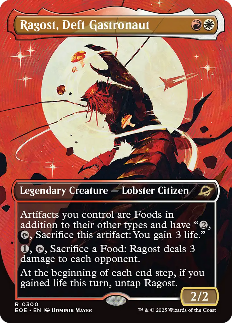 Ragost, Deft Gastronaut (Borderless) [Edge of Eternities] | Game Master's Emporium (The New GME)