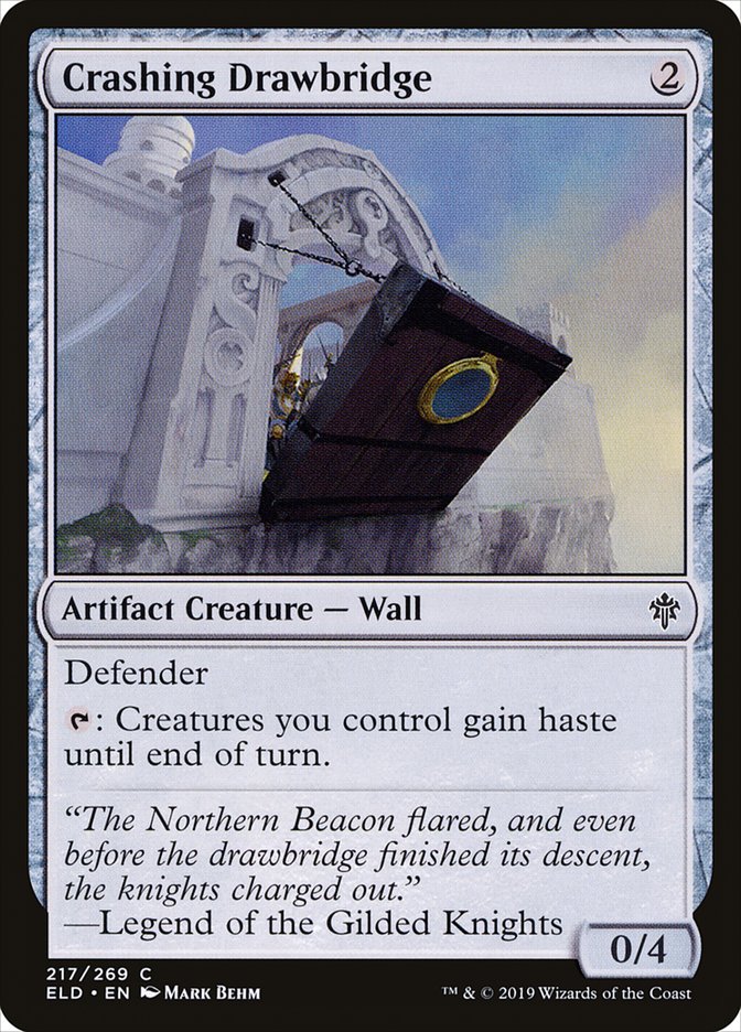 Crashing Drawbridge [Throne of Eldraine] | Game Master's Emporium (The New GME)