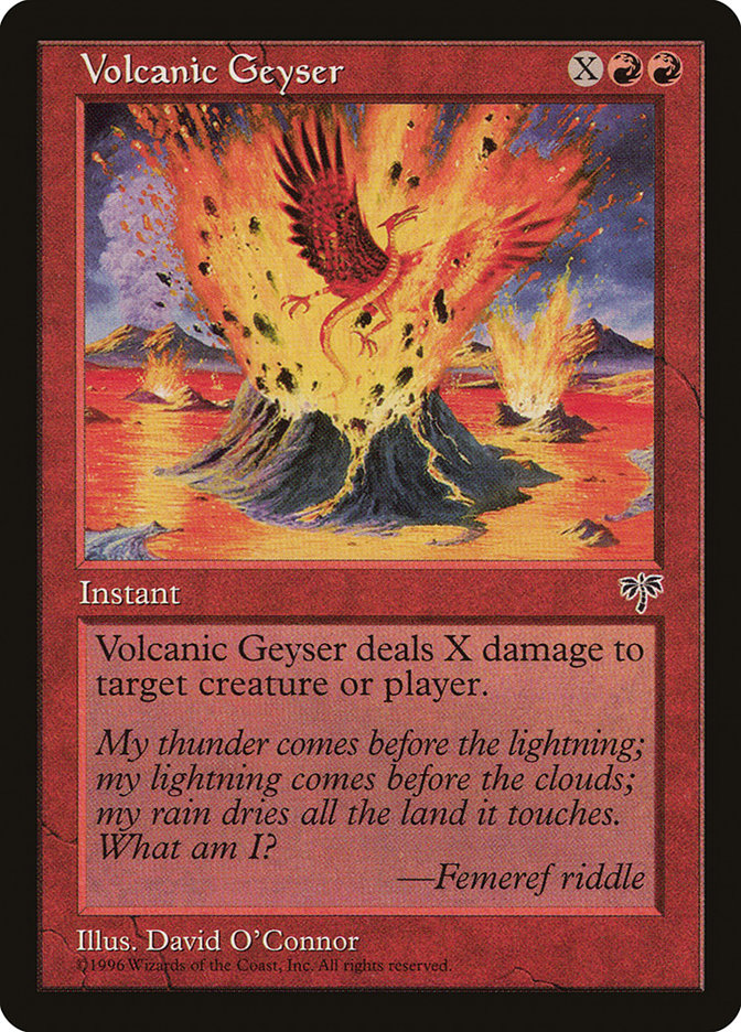 Volcanic Geyser [Mirage] | Game Master's Emporium (The New GME)