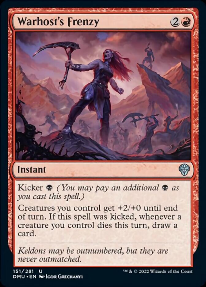 Warhost's Frenzy [Dominaria United] | Game Master's Emporium (The New GME)