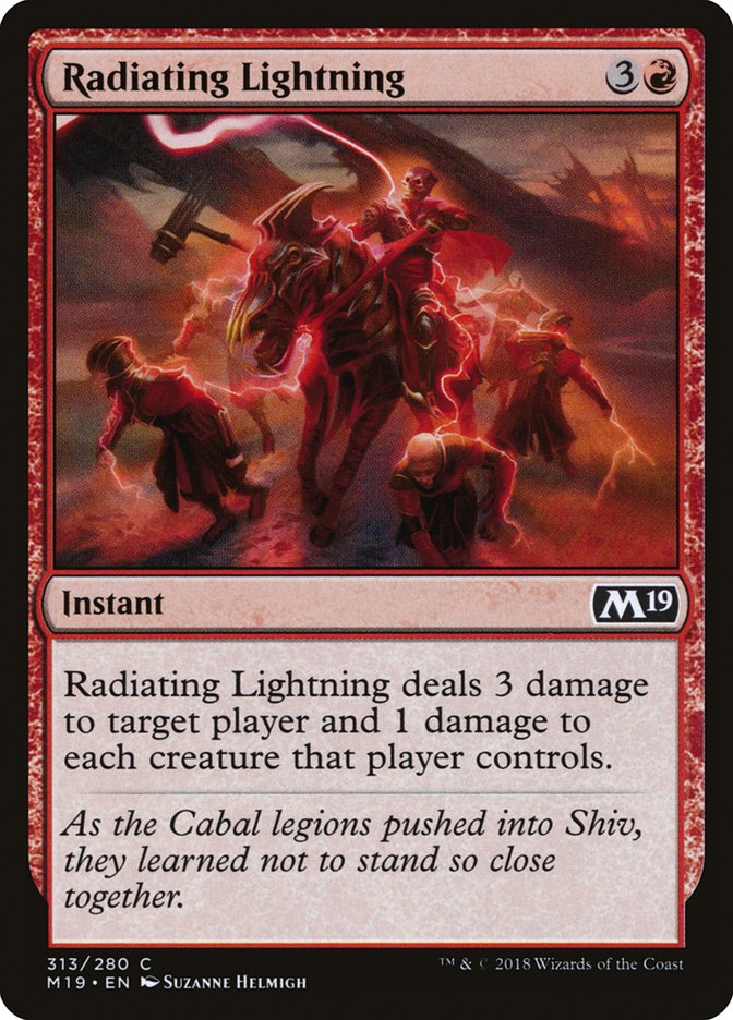 Radiating Lightning [Core Set 2019] | Game Master's Emporium (The New GME)