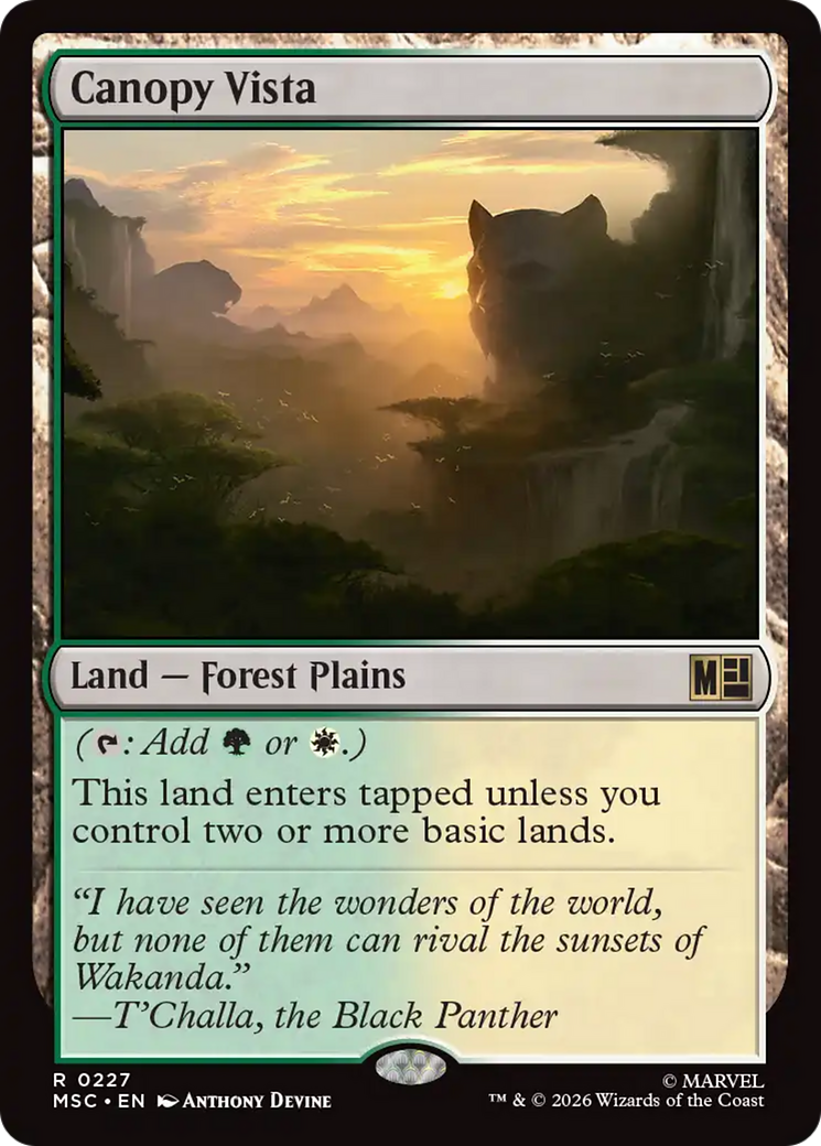 Canopy Vista (Surge Foil) [Marvel Super Heroes Commander] | Game Master's Emporium (The New GME)