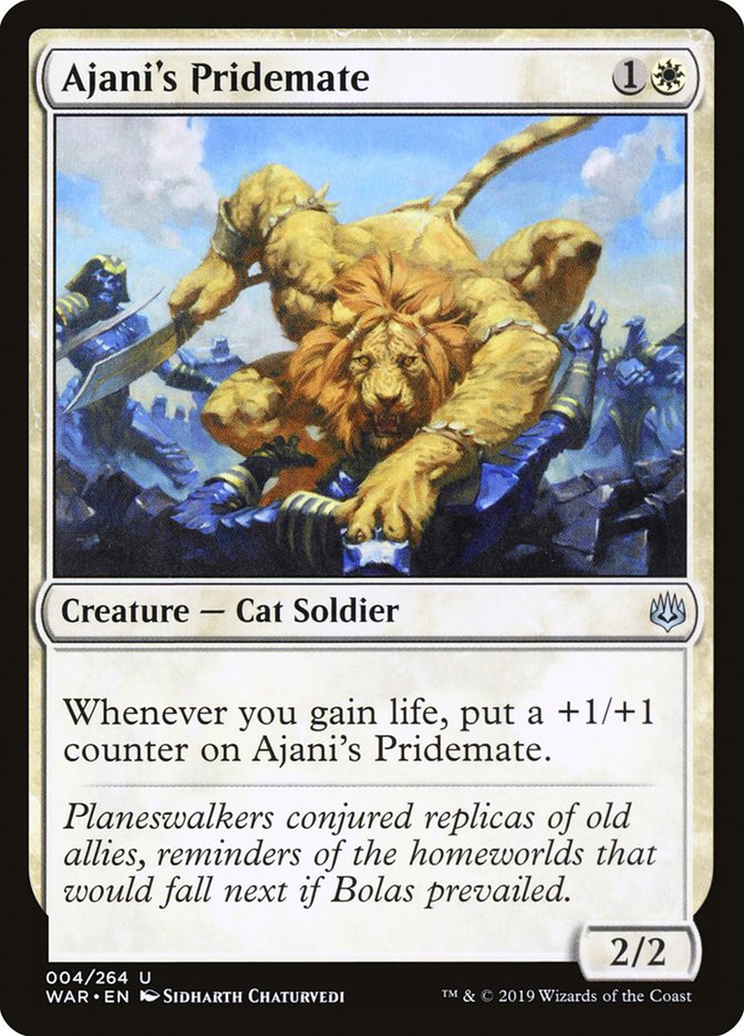 Ajani's Pridemate [War of the Spark] | Game Master's Emporium (The New GME)