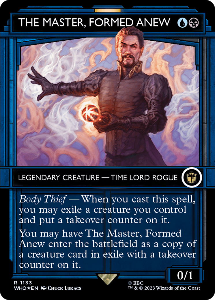 The Master, Formed Anew (Showcase) (Surge Foil) [Doctor Who] | Game Master's Emporium (The New GME)