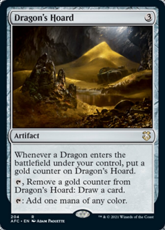 Dragon's Hoard [Dungeons & Dragons: Adventures in the Forgotten Realms Commander] | Game Master's Emporium (The New GME)