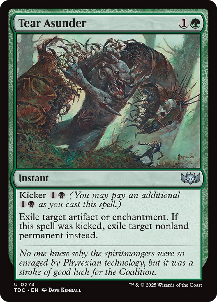 Tear Asunder [Tarkir: Dragonstorm Commander] | Game Master's Emporium (The New GME)