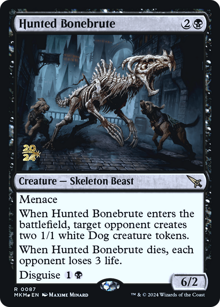 Hunted Bonebrute [Murders at Karlov Manor Prerelease Promos] | Game Master's Emporium (The New GME)