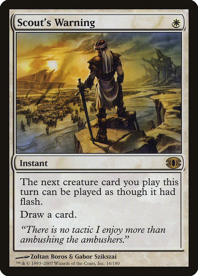 Scout's Warning [Future Sight] | Game Master's Emporium (The New GME)