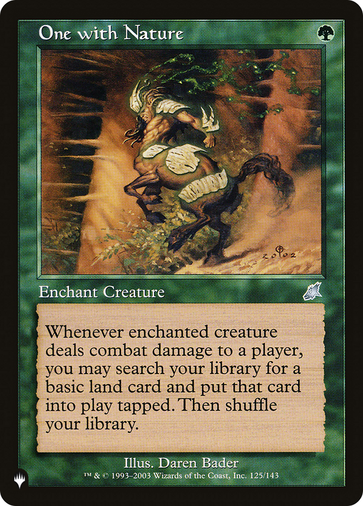 One with Nature [The List] | Game Master's Emporium (The New GME)