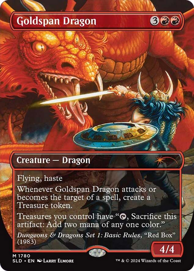 Goldspan Dragon (Rainbow Foil) [Secret Lair Drop Series] | Game Master's Emporium (The New GME)