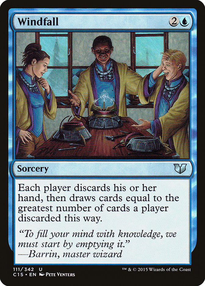 Windfall [Commander 2015] | Game Master's Emporium (The New GME)