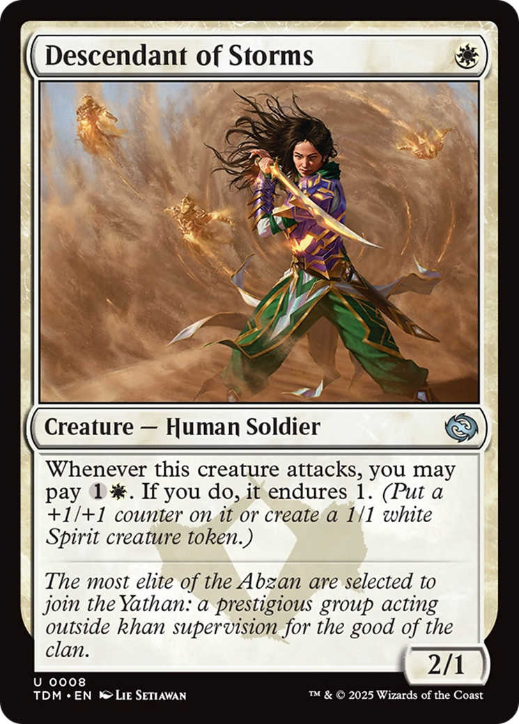 Descendant of Storms [Tarkir: Dragonstorm] | Game Master's Emporium (The New GME)