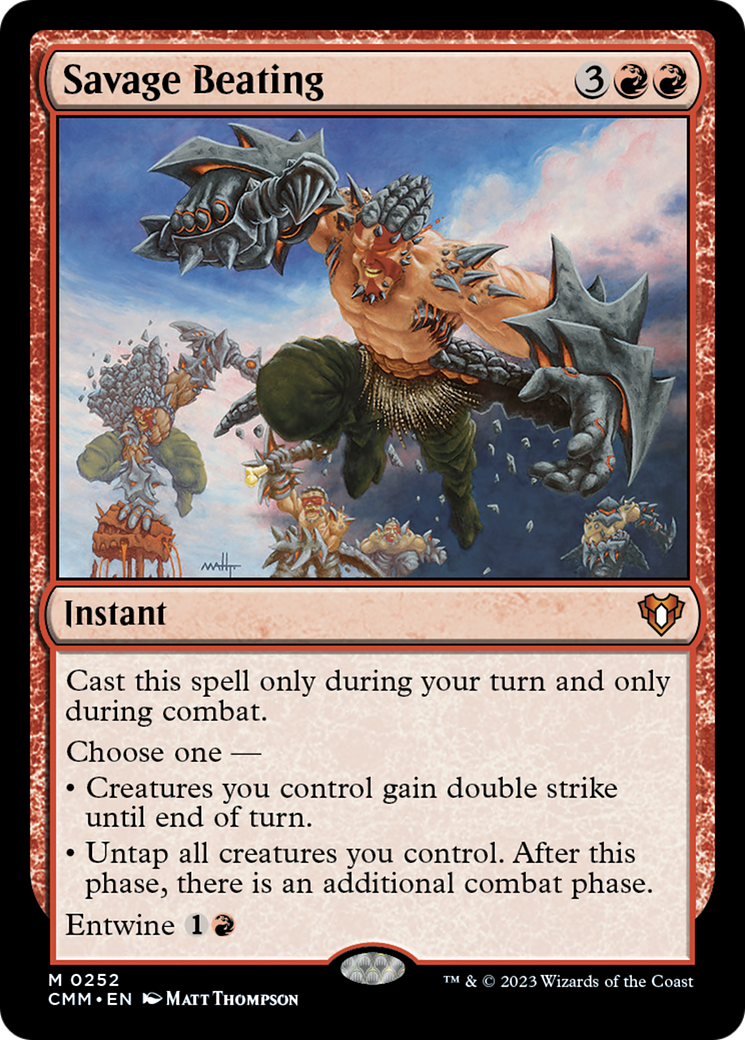 Savage Beating [Commander Masters] | Game Master's Emporium (The New GME)