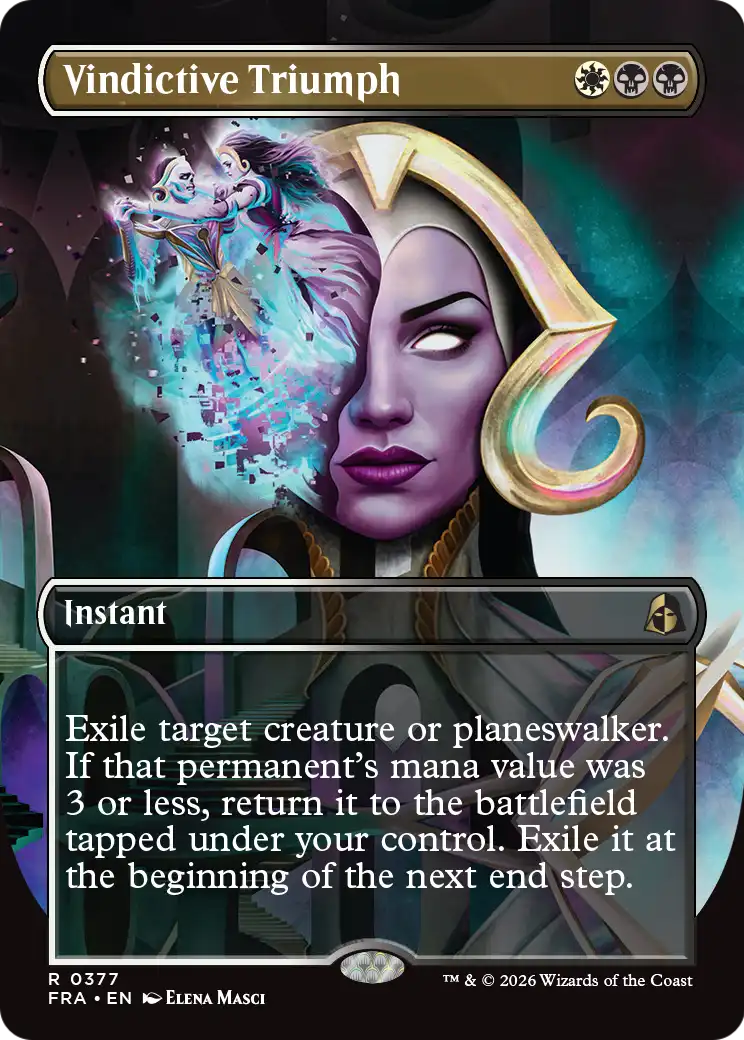 Vindictive Triumph (Borderless) [Reality Fracture] | Game Master's Emporium (The New GME)