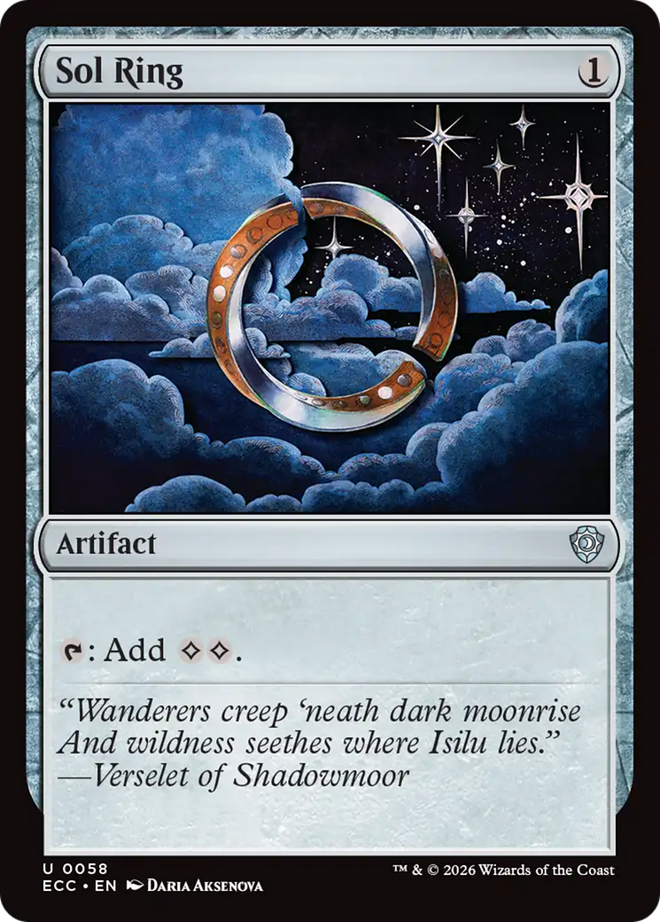Sol Ring (0058) [Lorwyn Eclipsed Commander] | Game Master's Emporium (The New GME)