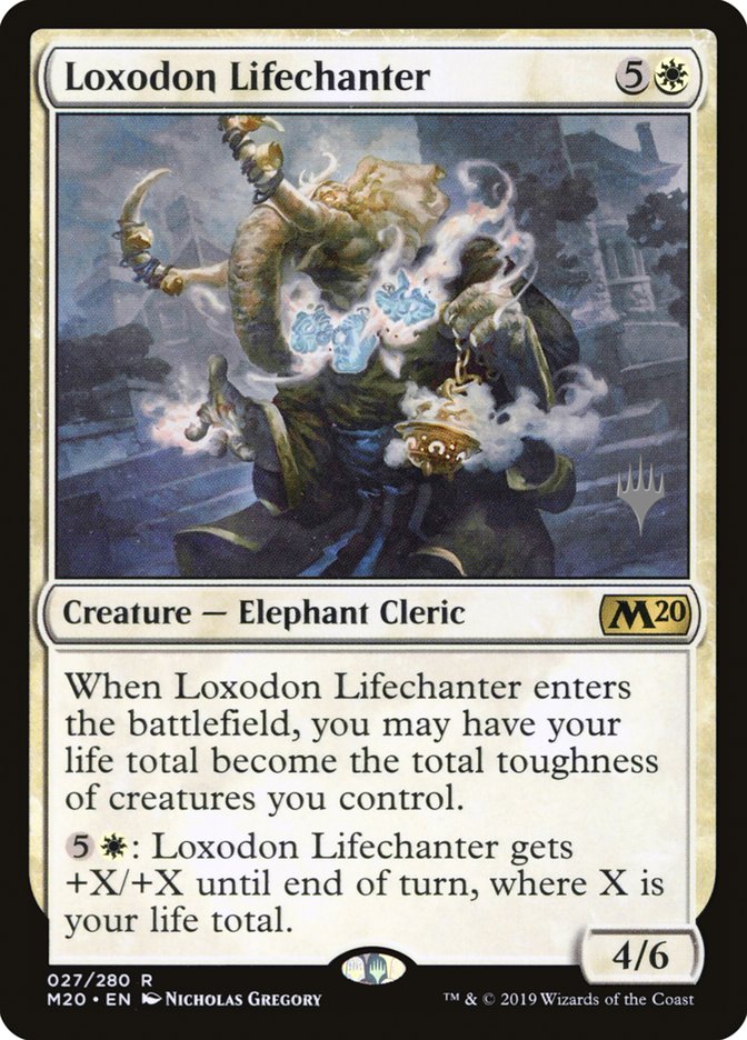 Loxodon Lifechanter (Promo Pack) [Core Set 2020 Promos] | Game Master's Emporium (The New GME)