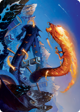 Atsushi, the Blazing Sky 1 Art Card [Kamigawa: Neon Dynasty Art Series] | Game Master's Emporium (The New GME)
