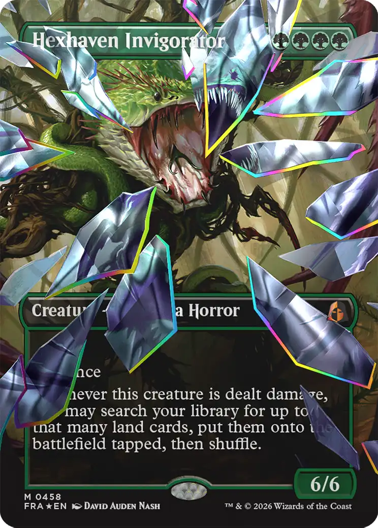 Hexhaven Invigorator (Borderless) (Facet Foil) [Reality Fracture] | Game Master's Emporium (The New GME)