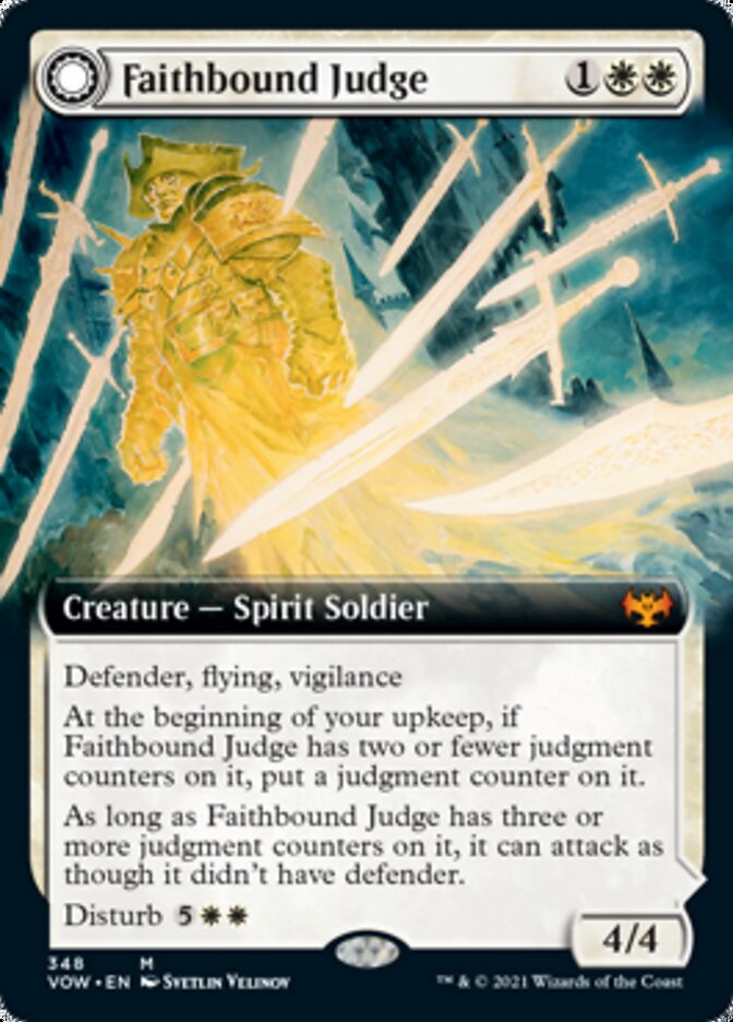 Faithbound Judge // Sinner's Judgment (Extended Art) [Innistrad: Crimson Vow] | Game Master's Emporium (The New GME)