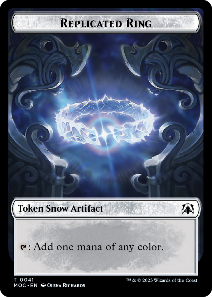 Food // Replicated Ring Double-Sided Token [March of the Machine Commander Tokens] | Game Master's Emporium (The New GME)