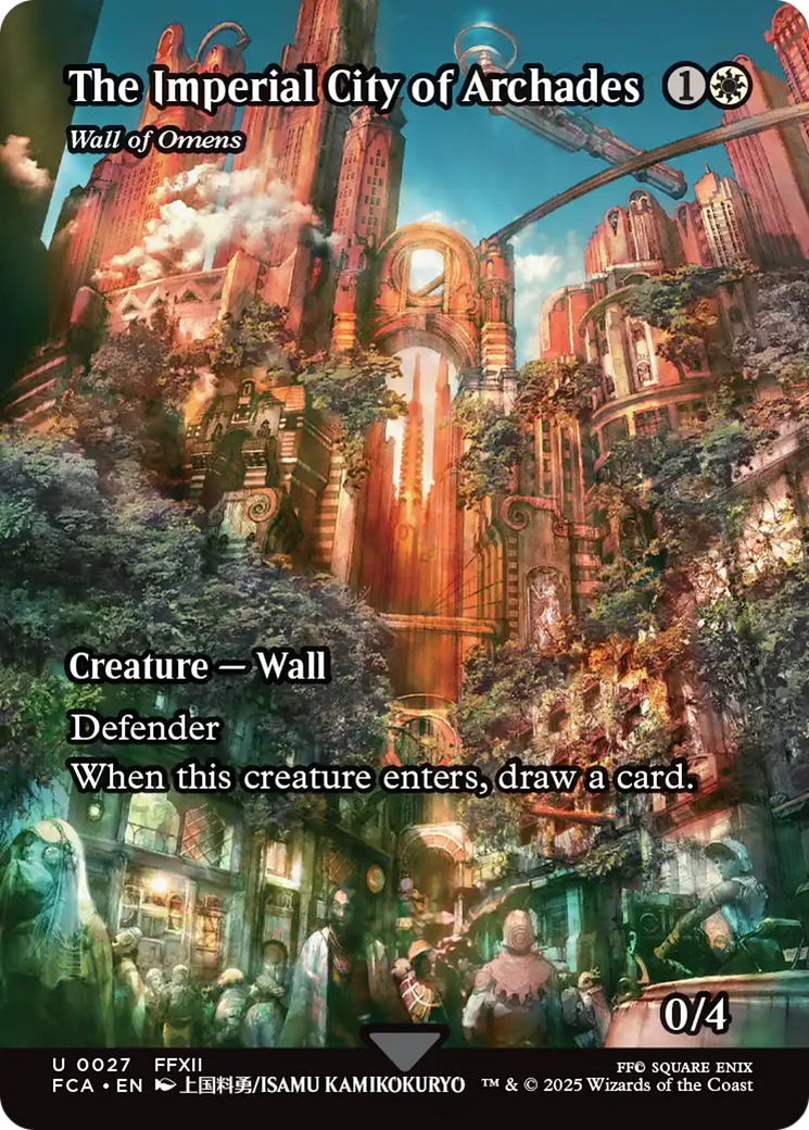 The Imperial City of Archades - Wall of Omens (Showcase) [FINAL FANTASY : Through the Ages] | Game Master's Emporium (The New GME)