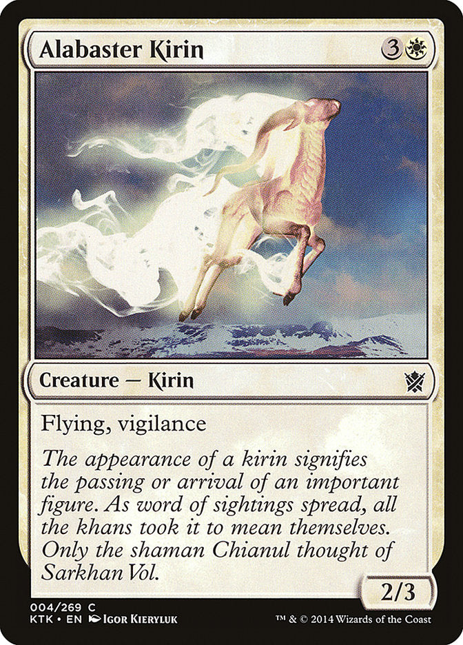 Alabaster Kirin [Khans of Tarkir] | Game Master's Emporium (The New GME)