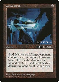 Cursed Scroll (Oversized) [Oversize Cards] | Game Master's Emporium (The New GME)