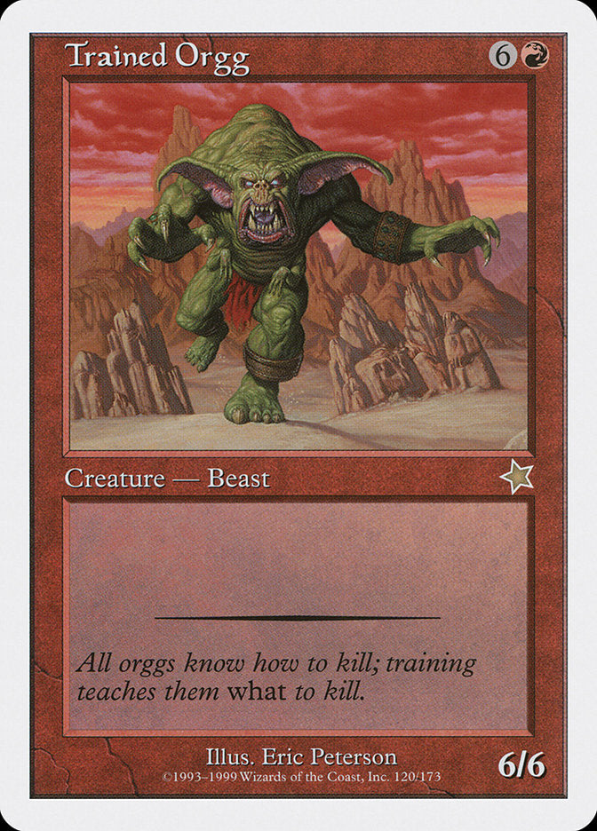 Trained Orgg [Starter 1999] | Game Master's Emporium (The New GME)