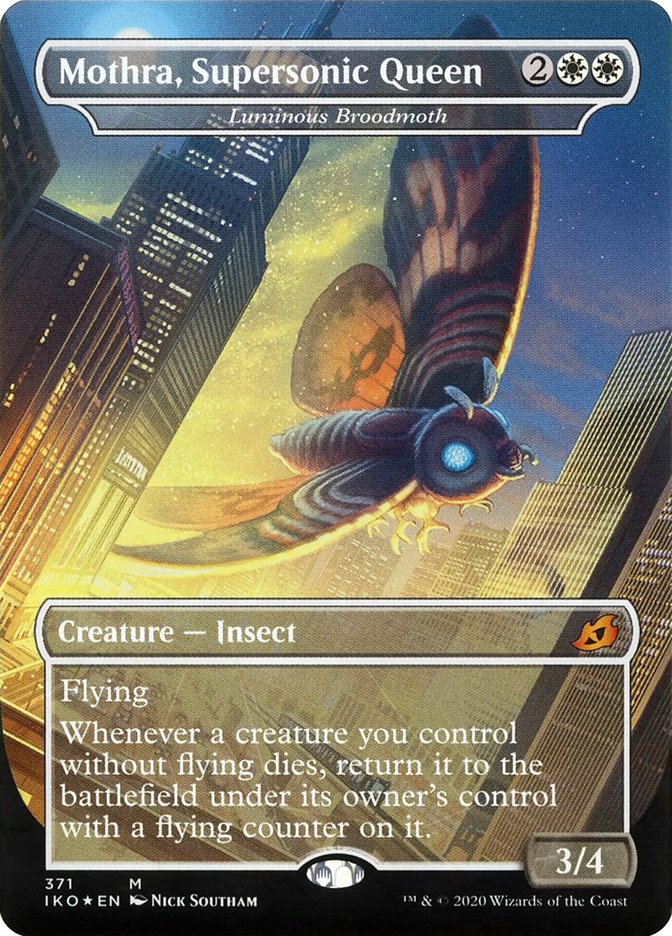 Luminous Broodmoth - Mothra, Supersonic Queen (Godzilla Series) [Ikoria: Lair of Behemoths] | Game Master's Emporium (The New GME)