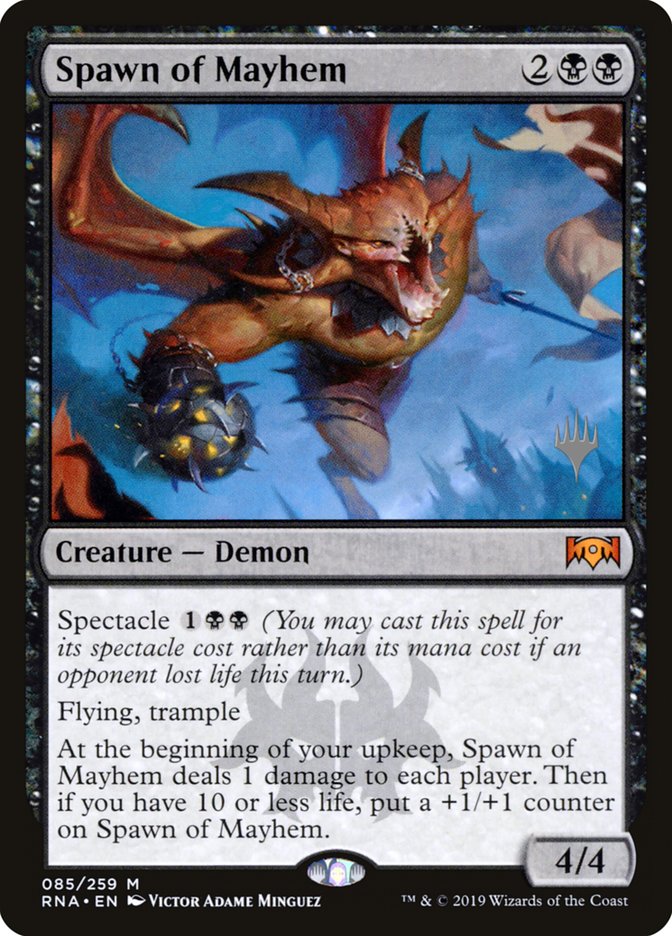 Spawn of Mayhem (Promo Pack) [Ravnica Allegiance Promos] | Game Master's Emporium (The New GME)