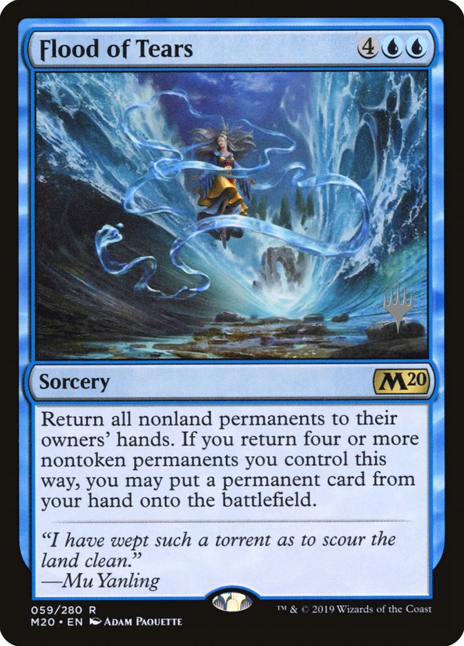Flood of Tears (Promo Pack) [Core Set 2020 Promos] | Game Master's Emporium (The New GME)