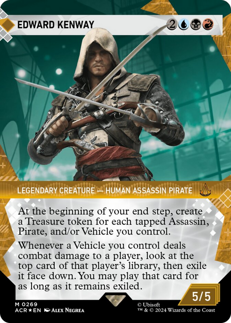 Edward Kenway (Showcase) (Textured Foil) [Assassin's Creed] | Game Master's Emporium (The New GME)