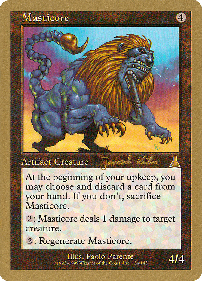 Masticore (Janosch Kuhn) [World Championship Decks 2000] | Game Master's Emporium (The New GME)