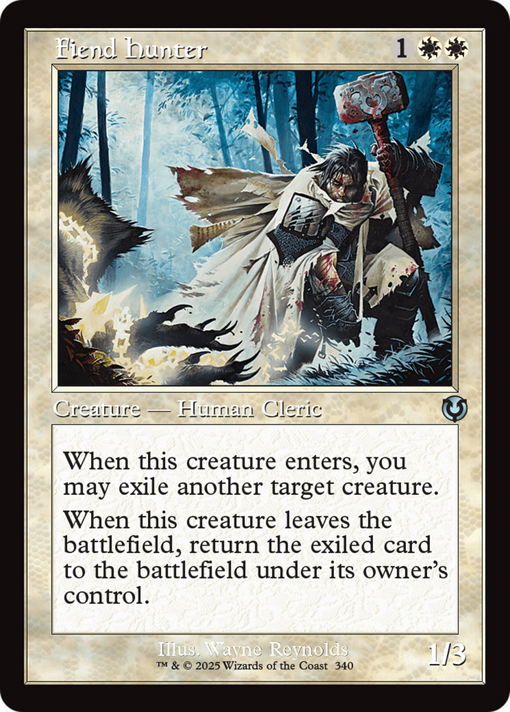 Fiend Hunter (Retro Frame) [Innistrad Remastered] | Game Master's Emporium (The New GME)