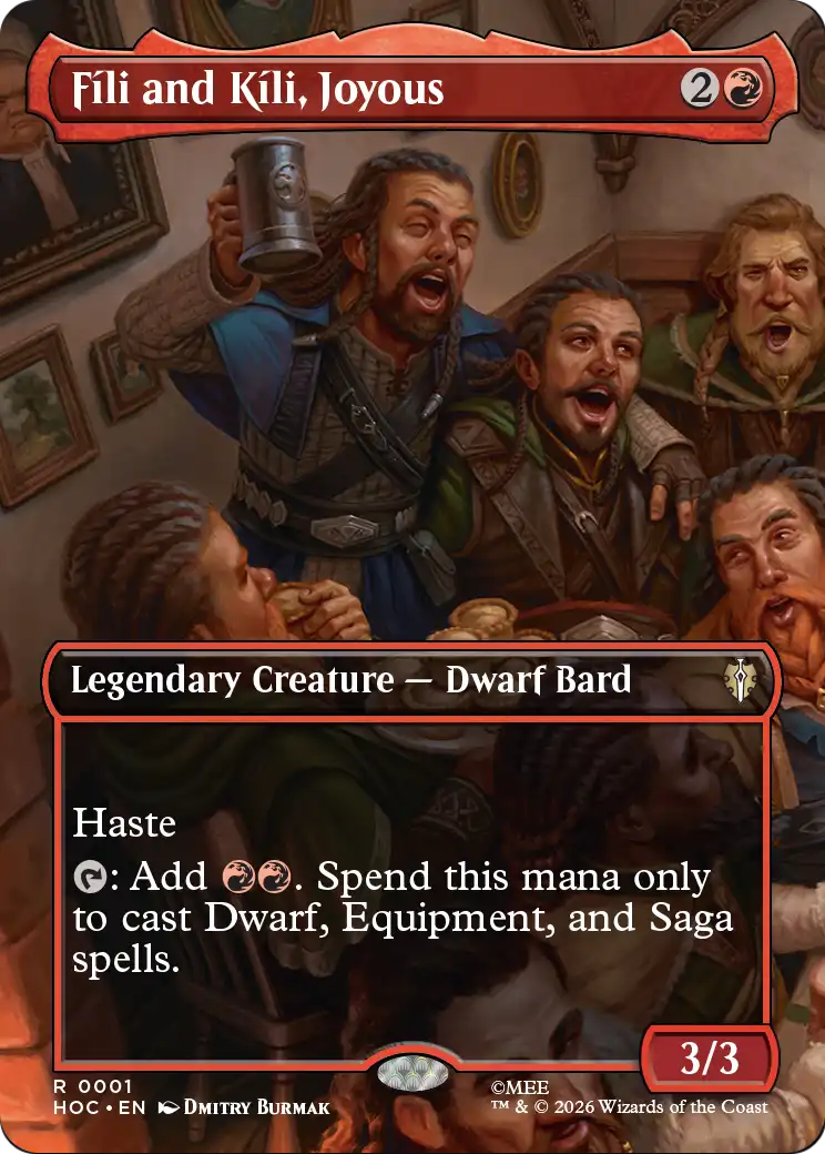 Fili and Kili, Joyous (Borderless) [The Hobbit: Eternal-Legal] | Game Master's Emporium (The New GME)