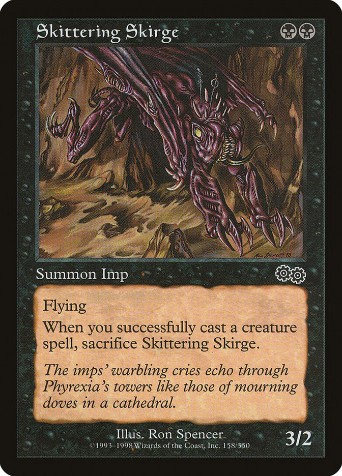 Skittering Skirge [Urza's Saga] | Game Master's Emporium (The New GME)