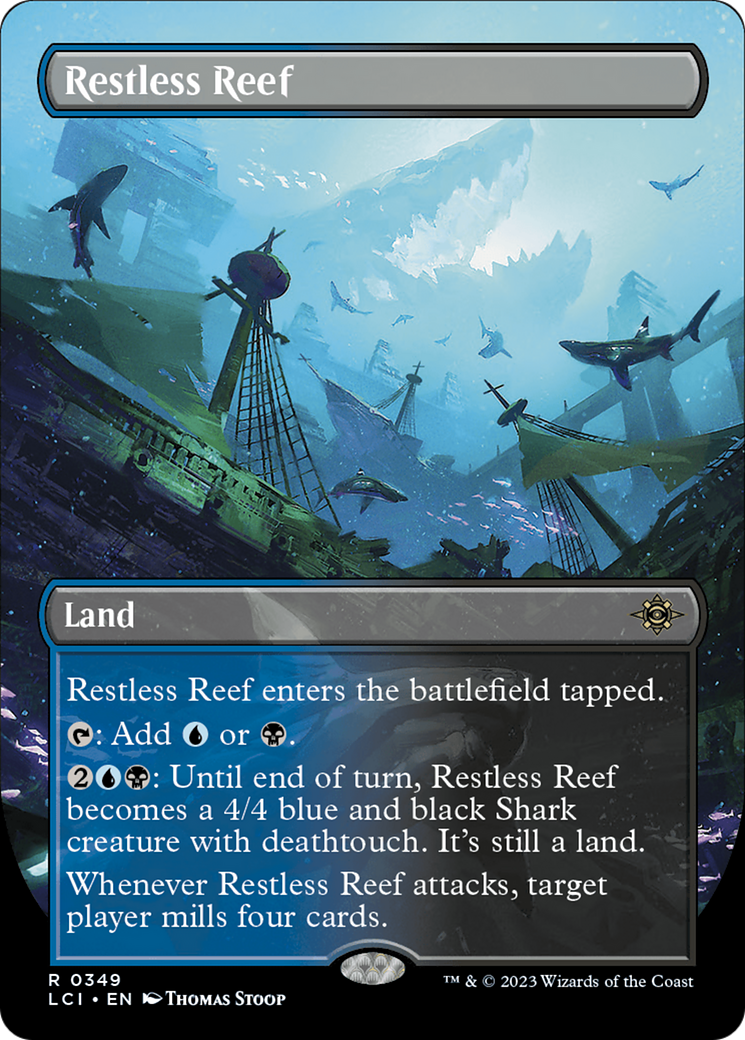 Restless Reef (Borderless) [The Lost Caverns of Ixalan] | Game Master's Emporium (The New GME)