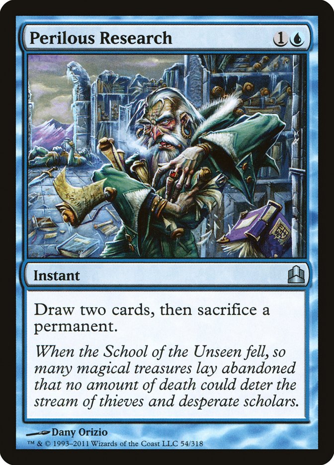 Perilous Research [Commander 2011] | Game Master's Emporium (The New GME)