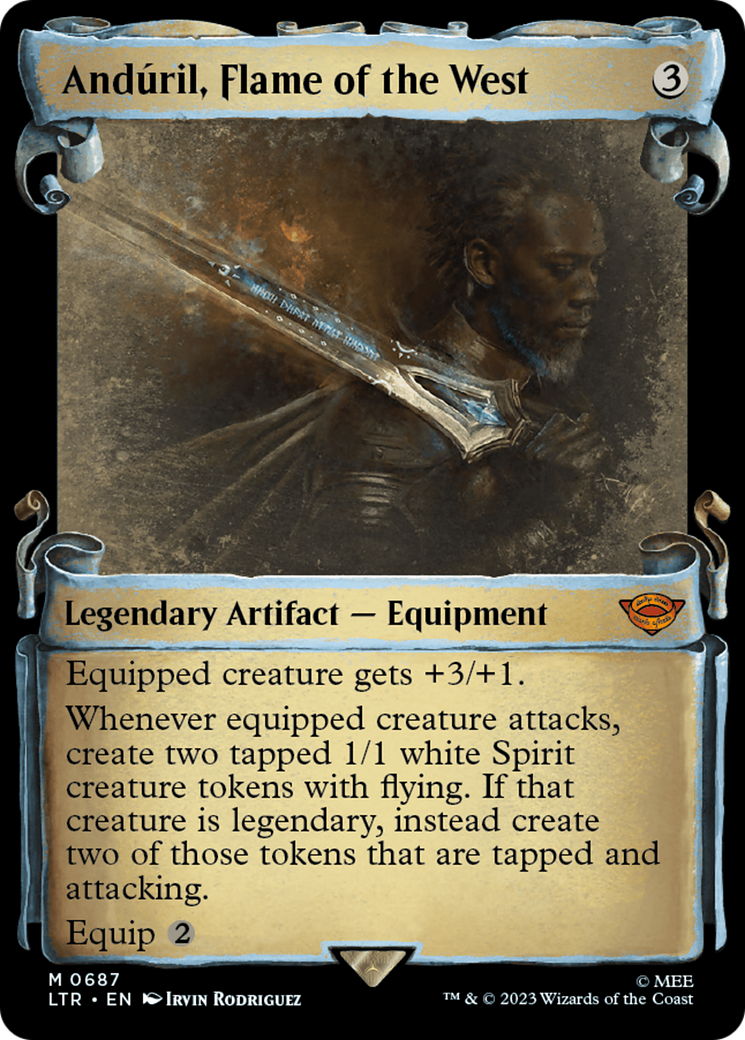 Anduril, Flame of the West [The Lord of the Rings: Tales of Middle-Earth Showcase Scrolls] | Game Master's Emporium (The New GME)