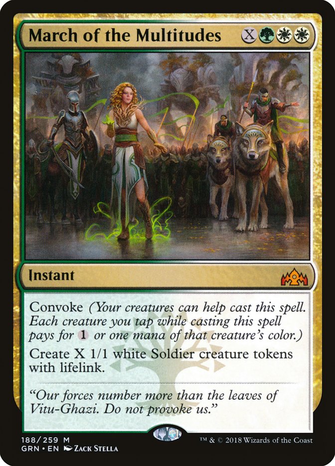 March of the Multitudes [Guilds of Ravnica] | Game Master's Emporium (The New GME)