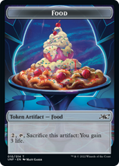 Cat // Food (10) Double-Sided Token [Unfinity Tokens] | Game Master's Emporium (The New GME)