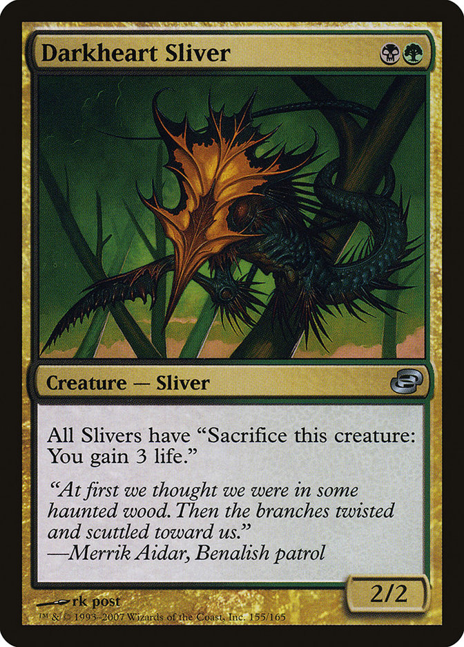Darkheart Sliver [Planar Chaos] | Game Master's Emporium (The New GME)
