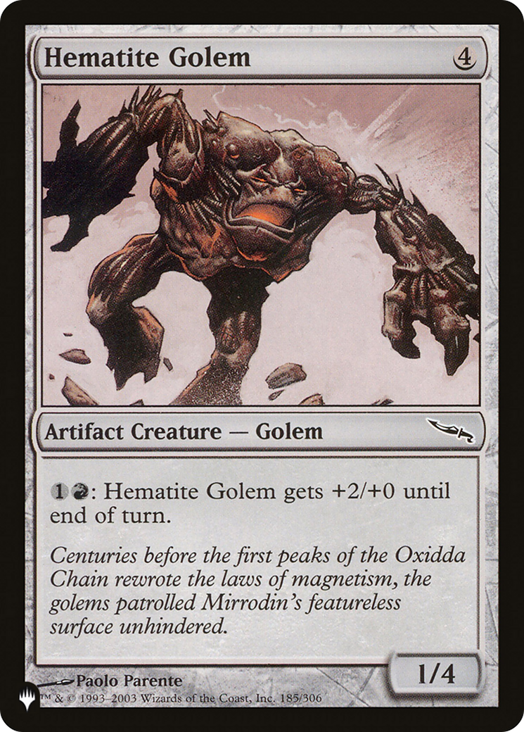 Hematite Golem [The List] | Game Master's Emporium (The New GME)