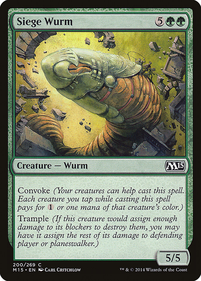 Siege Wurm [Magic 2015] | Game Master's Emporium (The New GME)