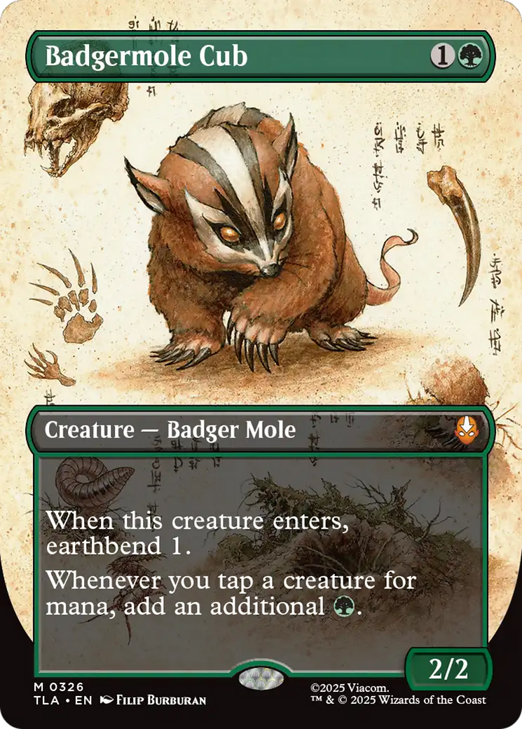 Badgermole Cub (Borderless) [Avatar: The Last Airbender] | Game Master's Emporium (The New GME)