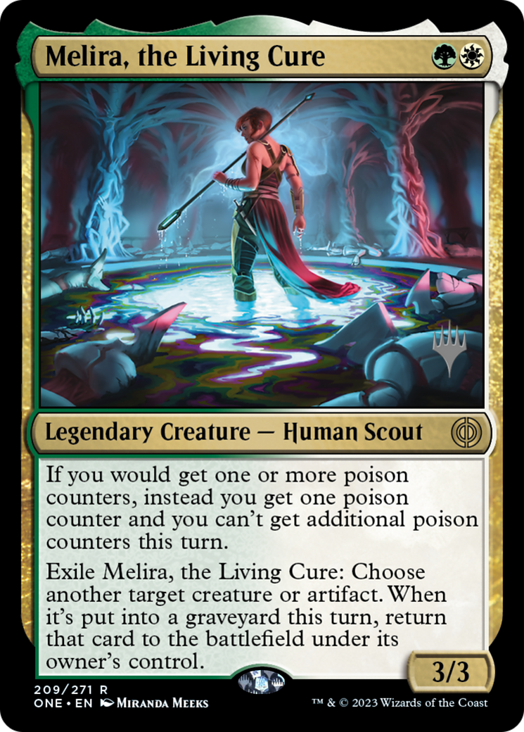 Melira, the Living Cure (Promo Pack) [Phyrexia: All Will Be One Promos] | Game Master's Emporium (The New GME)