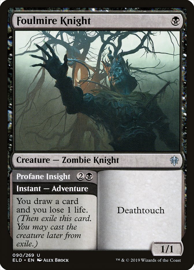 Foulmire Knight // Profane Insight [Throne of Eldraine] | Game Master's Emporium (The New GME)